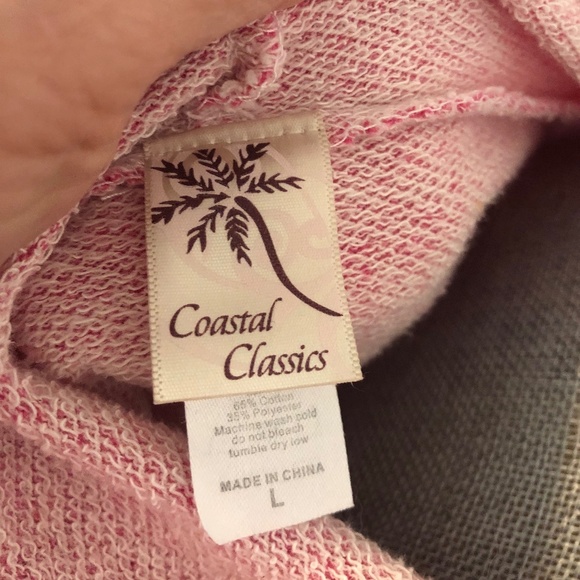🕔 COASTAL CLASSICS HOODED TOP SIZE LARGE - Picture 7 of 7